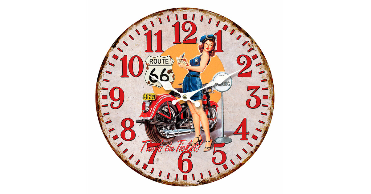 162 - Horloge néon - Pin Up main image 0
